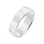 14k White Gold Wedding Band Domed High Polished Finish Rolled Edges - 2mm - 10mm - Larson Jewelers