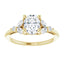 AURELIE 14K Yellow Gold Oval Lab Grown Diamond Engagement Ring