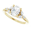 AURELIE 14K Yellow Gold Oval Lab Grown Diamond Engagement Ring