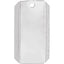 10K White Engravable Dog Tag Dangle