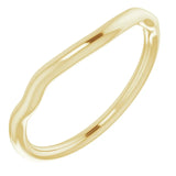 14K Yellow Gold Matching Band