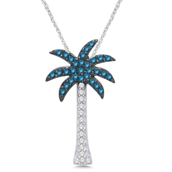Mini Emerald and Diamond Palm Tree Necklace for Women | Jennifer Meyer