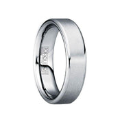 FESTUS Tungsten Band with Brushed Center & Polished Edges - 6mm & 8mm - Larson Jewelers