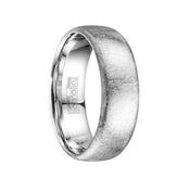 DAXTER Wire Brushed Cobalt Men’s Wedding Ring - 7mm - Larson Jewelers