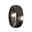 SHAO Torque Black Cobalt Wedding Band Brushed Finish Center Grooved Line Accent - 7 mm - Larson Jewelers