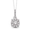 14K White Gold 1/4 Ct.Tw Diamond Fashion Pendant - Larson Jewelers