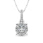 14K White Gold 1/3 Ct.Tw. Diamond Fashion Pendant - Larson Jewelers