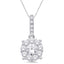 14K White Gold 9/10 Ct.Tw. Diamond Fashion Pendant - Larson Jewelers