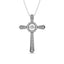 Diamond 1/5 Ct.Tw. Cross Pendant in 10K White Gold - Larson Jewelers