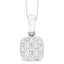 14K White Gold 1/2 Ct.Tw.Diamond Fashion Pendant - Larson Jewelers