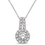 14K White Gold 1/3 Ct.Tw. Diamond Fashion Pendant - Larson Jewelers