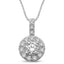 14K White Gold 1 1/2 Ct.Tw. Diamond Fashion Pendant - Larson Jewelers