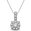 14K White Gold 1/5 Ct.Tw. Diamond Fashion Pendant - Larson Jewelers