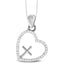 10K White Gold 1/8 Ct.Tw. Diamond Fashion Pendant - Larson Jewelers