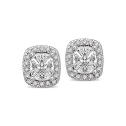 Lovecuts 14K White Gold 5/8 Ct.Tw.Diamond Fashion Earrings - Larson Jewelers