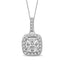 Lovecuts 14K White Gold 2/5 Ct.Tw.Diamond Fashion Pendant - Larson Jewelers