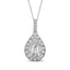 Lovecuts 14K White Gold 2/5 Ct.Tw.Diamond Fashion Pendant - Larson Jewelers