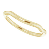 14K Yellow Gold Matching Band