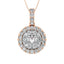 14K Rose Gold 1 1/2 Ctw Diamond Fashion Pendant - Larson Jewelers