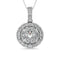 14K White Gold 2 Ctw Diamond Fashion Pendant - Larson Jewelers