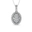 14K White Gold 5/8 Ctw Diamond Fashion Pendant - Larson Jewelers