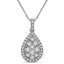 14K White Gold 1 1/5 Ctw Diamond Fashion Pendant - Larson Jewelers