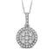 14K White Gold 3/4 Ctw Diamond Fashion Pendant - Larson Jewelers