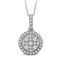 14K White Gold 1 Ctw Diamond Fashion Pendant - Larson Jewelers