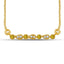 14K Yellow Gold 1/10 Ct.Tw. Diamond Stackable Necklace - Larson Jewelers