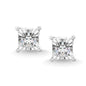 10K White Gold 1/20 Ct.Tw. Diamond Stud Earrings - Larson Jewelers