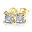 10K Yellow Gold 1/20 Ct.Tw. Diamond Stud Earrings - Larson Jewelers