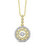 10K Yellow Gold 1/2 Ctw Diamond Fashion Pendant - Larson Jewelers