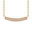 Diamond 1/10 Ct.Tw. Fashion Necklace in 10K Rose Gold - Larson Jewelers