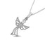 Diamond 1/50 Ct.Tw. Fairy Pendant in Sterling Silver - Larson Jewelers