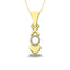 10K Yellow Gold Diamond Accent Fashion Pendant - Larson Jewelers