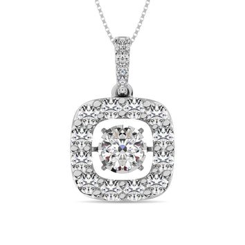 Diamond 1 3/8 ct tw Fashion Pendant in 14K White Gold - Larson Jewelers