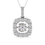 Diamond 1 3/8 ct tw Fashion Pendant in 14K White Gold - Larson Jewelers