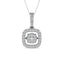 Diamond 1 Ct.Tw. Shimmering Pendant in 14K White Gold - Larson Jewelers