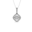 Moving Diamond 5/8 ct tw Pendant in 14K White Gold - Larson Jewelers