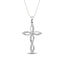 Diamond 1/5 Ct.Tw Twist cross Pendant - Larson Jewelers