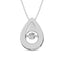 Sterling Silver Diamond Accent Moving Pendant - Larson Jewelers