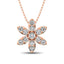 Diamond 1/4 Ct.Tw. Flower Pendant - Larson Jewelers