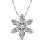 Diamond 1/4 Ct.Tw. Flower Pendant - Larson Jewelers