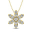 Diamond 1/4 Ct.Tw. Flower Pendant - Larson Jewelers