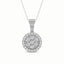 10K White Gold 1/2 Ct.Tw. Diamond Pendant - Larson Jewelers