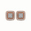 10K Rose Gold 1/3 Ct.Tw. Diamond Stud Earrings - Larson Jewelers