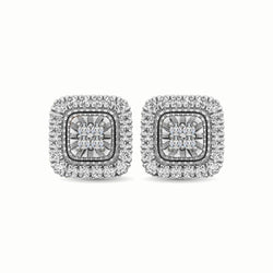 10K White Gold 1/3 Ct.Tw. Diamond Stud Earrings - Larson Jewelers