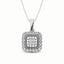 10K White Gold 1/6 Ct.Tw. Diamond Pendant - Larson Jewelers