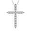 4 Prong Diamond 1/2 Ct.Tw. Cross Pendant - Larson Jewelers