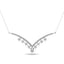 14K White Gold 1/3 Ct.Tw. Diamond Star Necklace - Larson Jewelers